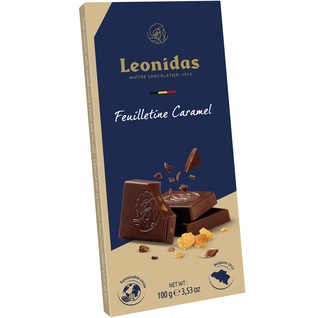 Chocolate negro con barquillo de caramelo